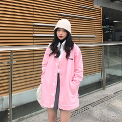 Áo Khoác Cardigan Follow Your Heart - Hồng Nhạt