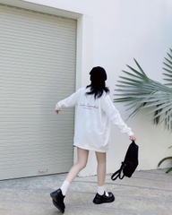 Áo Khoác Cardigan Follow Your Heart - Trắng