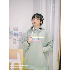 Áo khoác Hoodie Basic V1 100% cotton cao cấp - Xanh