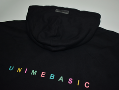 Áo Hoodie Unisex Nam/Nữ Unime Colorful- Đen
