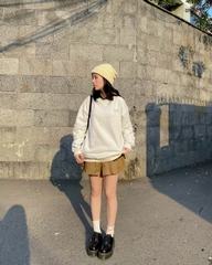 Áo Sweater Unisex tay dài My Sunshine - Trắng