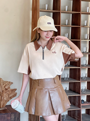 Áo Polo Zip phối màu Zippy Polo