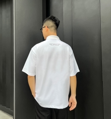 Áo polo basic trắng