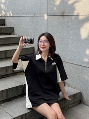 Áo Polo Zip phối màu Zippy Polo