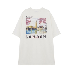 ÁO THUN NAM/NỮ UNIME LONDON - KEM