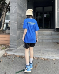 ÁO THUN NAM/NỮ UNIME BASIC LOGO - XANH DƯƠNG