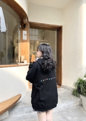 Áo Hoodie Unisex Nam/Nữ Unime Colorful- Đen