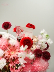 Hộp Hoa 028 - Tone Đỏ Hồng