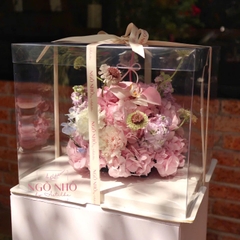 Mẫu Hoa Bánh Tone Hồng