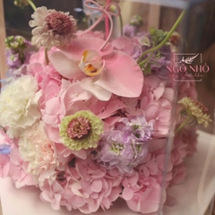 Mẫu Hoa Bánh Tone Hồng