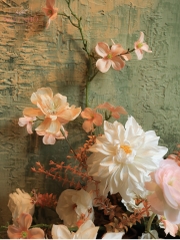 Tranh Hoa Lụa - Tone Kem Nền Sần 106