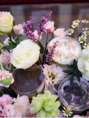 Khay Bánh Ngọt Mini & Hoa Tươi (No.02) | Quà Tặng Ngọt Ngào