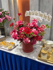 Hộp Hoa Tone Đỏ 918 | Hoa Hồng Magic Candy