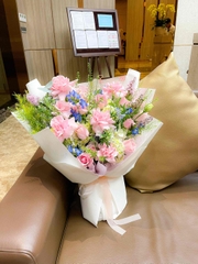 (Hoa Lẻ) Cỏ Đồng Tiền/ Ringbell Đà Lạt