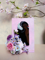 Gương Tranh Hoa Lụa - Thiết Kế Theo Yêu Cầu - Trang Trí & Decors