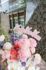 Hộp Hoa Mẫu Đơn Thiết Kế 469 - Peony & Delphinium