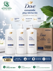 DẦU GỘI DOVE PHỤC HỒI HƯ TỔN MÀU XANH 880ML X 8 CHAI ( MẪU MỚI )