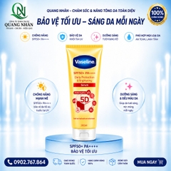 Sữa Dưỡng Thể VASELINE Healthy Bright SPF50+ 300ml x 12tuýp