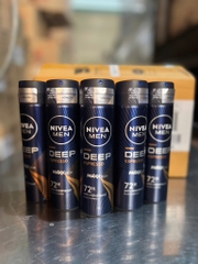 85367 - Xịt Ngăn Mùi NIVEA MEN Deep Than Đen Hương Espresso (150 ml) x 12 chai