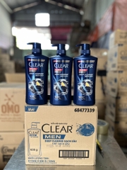 DẦU GỘI CLEAR MEN DEEP CLEANSE SẠCH SÂU 630G x 8 chai
