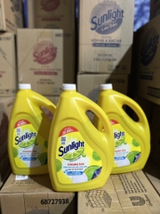 NƯỚC RỬA CHÉN SUNLIGHT HƯƠNG CHANH 3.6KG x 3 CAN