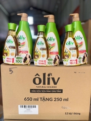 DẦU TẮM ÔLIV 3X DƯỠNG ẨM 650ML x 12 CHAI