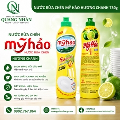 NƯỚC RỬA CHÉN MỸ HẢO HƯƠNG CHANH 750g x 12chai