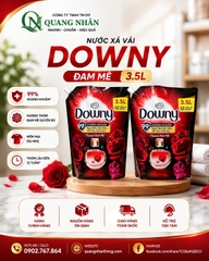 Nước xả vải Downy hương ĐAM MÊ túi 3.5 lít x 4 Túi