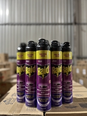 XỊT CÔN TRÙNG RAID LAVENDER 600ML+100ML X 12 CHAI
