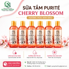 SỮA TẮM THIÊN NHIÊN PURITE HƯƠNG HOA anh đào 250ml * 24 CHAI