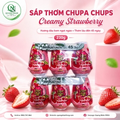 Sáp thơm làm tươi mát không khí Chupa Chups hương dâu 230G hiệu TAKE & CARE x 24 hũ/thùng