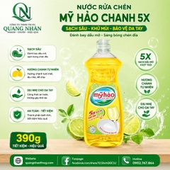 Nước Rửa Chén MY HAO Chanh 5X - 390g x 24 chai