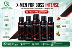 XỊT KHỬ MÙI XMEN FOR BOSS ĐỎ 150ML X 24 CHAI