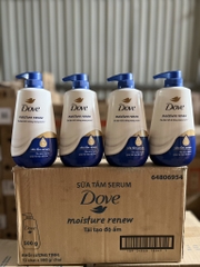 DOVE SỮA TẮM  SERUM TÁI TẠO ĐỘ ẨM 500G X 12 CHAI