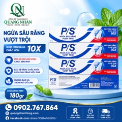 KEM ĐÁNH RĂNG P/S NGUA SAU RANG VUOT TROI 180G x 36 ỐNG