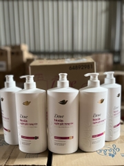 DẦU GỘI DOVE NGĂN GÃY RỤNG TÓC MÀU HỒNG 880G X 8 CHAI