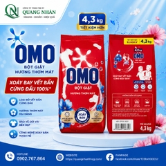 BỘT GIẶT OMO CÔNG NGHỆ XANH 4.3KG x 3 túi