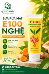 SỮA RỬA MẶT E100 NGHỆ 50G X 60 TUÝP