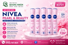 83731 XỊT NGĂN MÙI NIVEA NỮ  NGOC TRAI 150ML x 12 CHAI