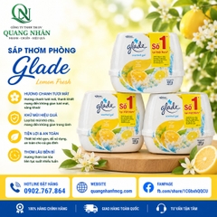 BỘ ĐÔI SÁP THƠM GLADE - HƯƠNG CHANH 180Gx2 / 6 pack
