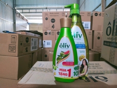 SỮA TẮM ÔLIV DƯỠNG ẨM MỀM MỊN 650ML+1 TÚI ST DASD 350ML) X 6 BỘ