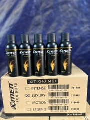 XỊT KHỬ MÙI XMEN BOSS LUXURY 150ML ( VÀNG ) x 24 chai