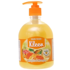 Sữa rửa tay Kleen - Hương xoài 500ml x 12 chai