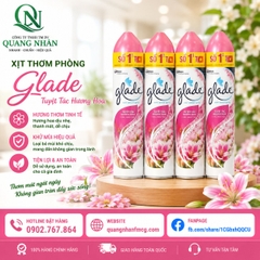 Bộ Đôi Xịt Thơm Phòng GLADE Hương Cỏ Hoa 280mlx2/ 6 PACK