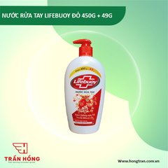 NƯỚC RỬA TAY LIFEBUOY ĐỎ 450G + 49G X 12 CHAI