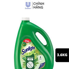 NƯỚC RỬA CHÉN SUNLIGHT KHỬ MÙI TANH MATCHA TRÀ NHẬT 3.5KG x 3 CAN
