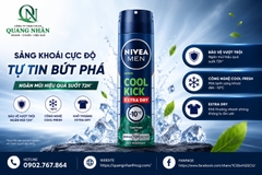 83165 XỊT NGĂN MÙI NIVEA NAM Mát Lạnh (GREEN) 150ML x 12 CHAI