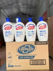 NƯỚC RỬA TAY LIFEBUOY DƯỠNG ẨM 450g x 12 chai
