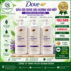 DẦU GỘI DOVE OẢI HƯƠNG VÀO NẾP 640G X 8 CHAI