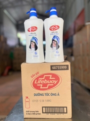 DẦU GỘI LIFEBUOYDƯỠNG TÓC ÓNG Ả 640G x 8 chai